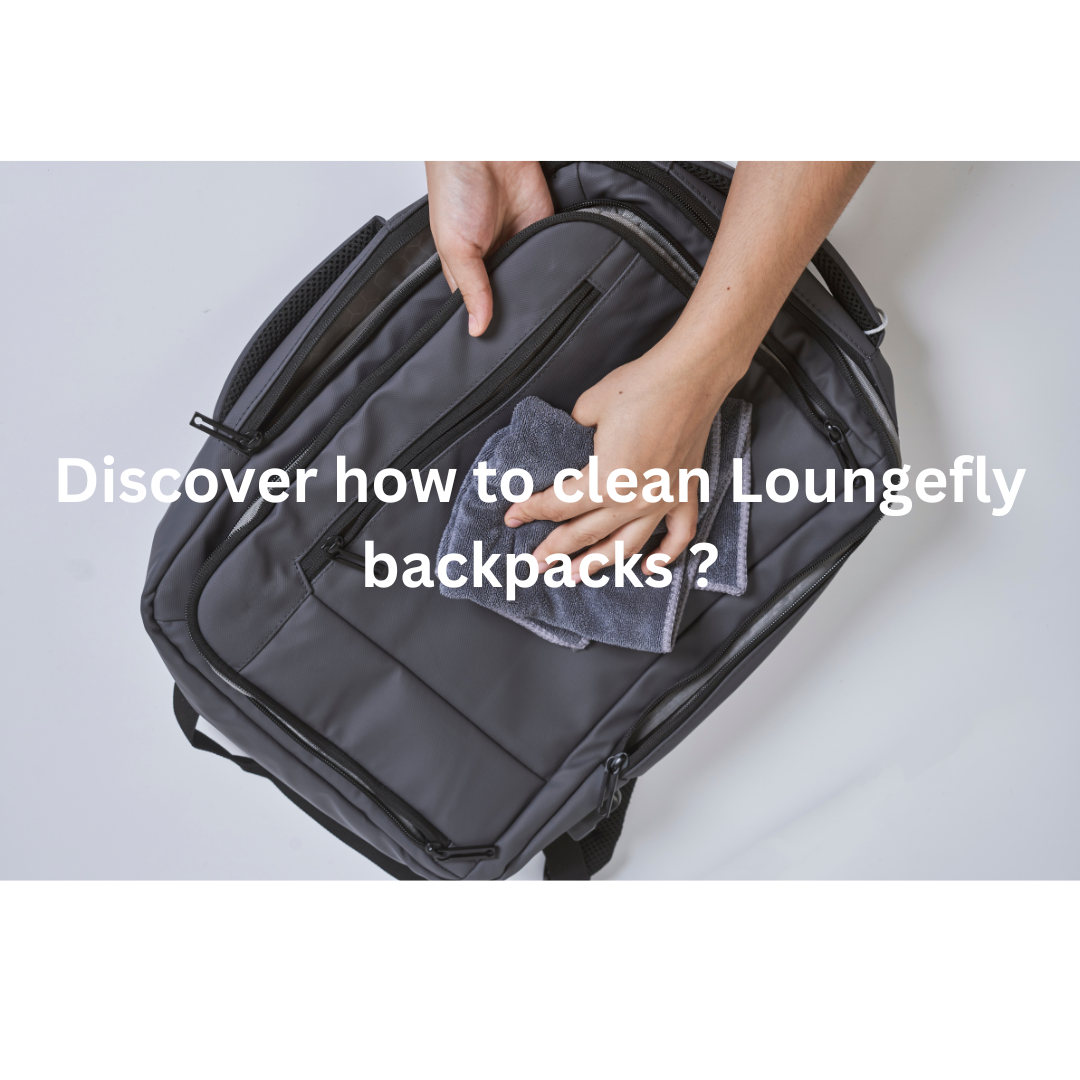 how to clean Loungefly backpacks