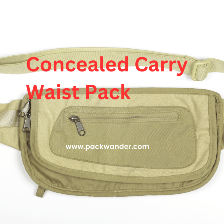 Concealed Carry Waist Pack: A Discreet and Accessible Solution for Personal Safety